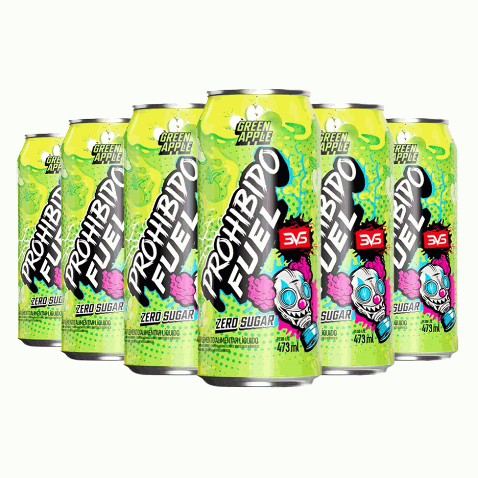 Prohibido Fuel Pré-Treino Drink Pack (6 unid. de 473ml)