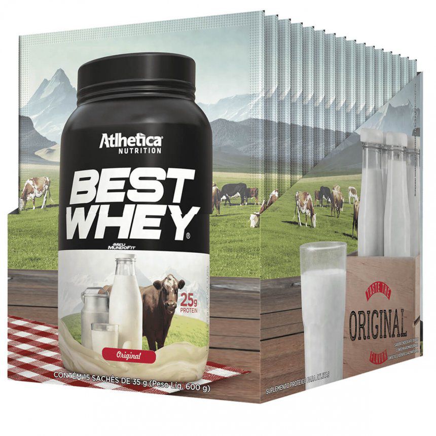 Best Whey Sachê (Display com 15 sachês - 35g)