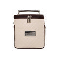 Bolsa Térmica 2 Potes - Marfim com Marrom Style Model