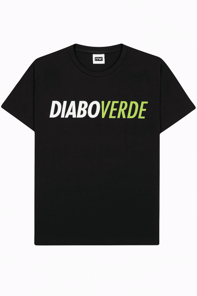 Camiseta Diabo Verde Preta