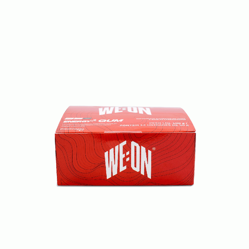 Energy Gum Display com 12 Unidades (600g)