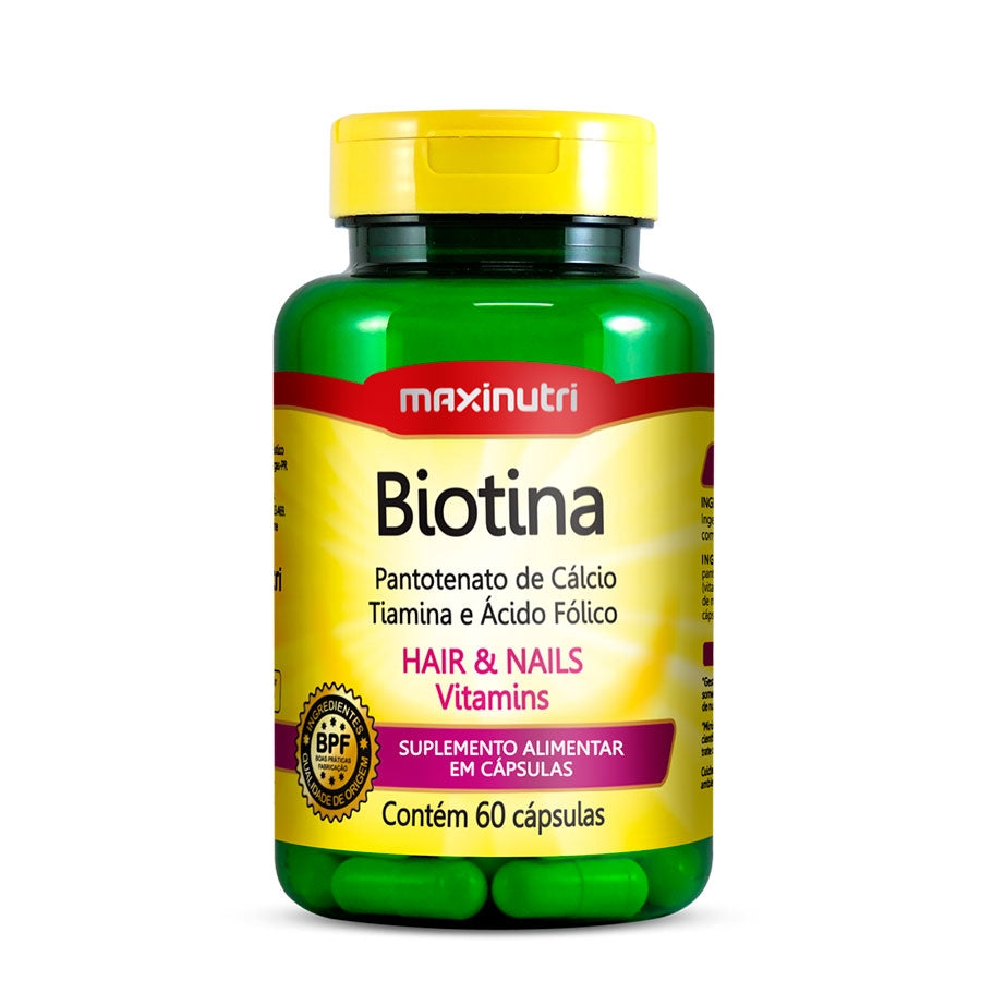 Biotina Hair e Nails Vitamins (60 caps)