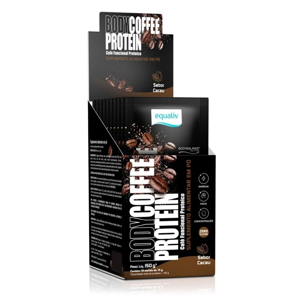 Body Coffee Protein Display (10 sachês 15g)