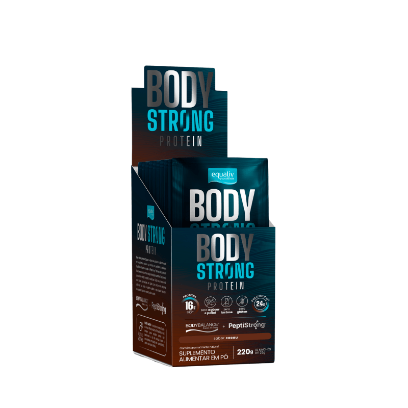 Body Protein Strong Display (10 Sachês de 22g)
