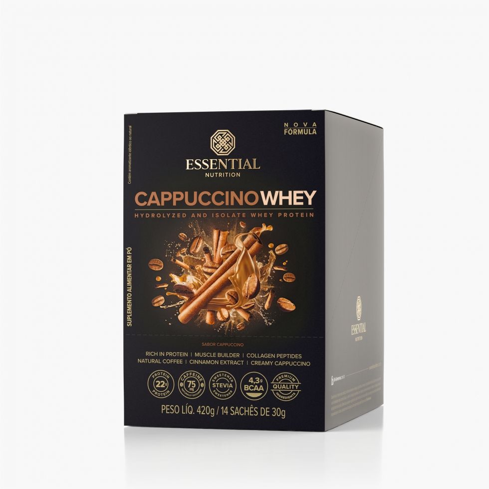 Cappuccino Whey Display (14 Sachês de 30g)