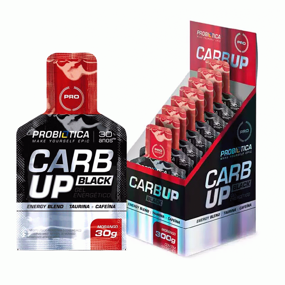 Carb Up Black Gel (300g) Caixa 10 unidades