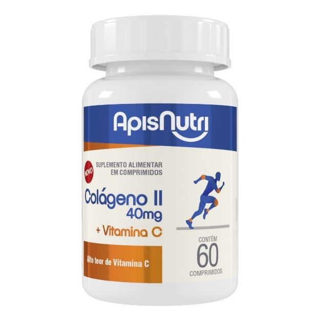 Colágeno Tipo II + Vitamina C 500mg (60 caps)