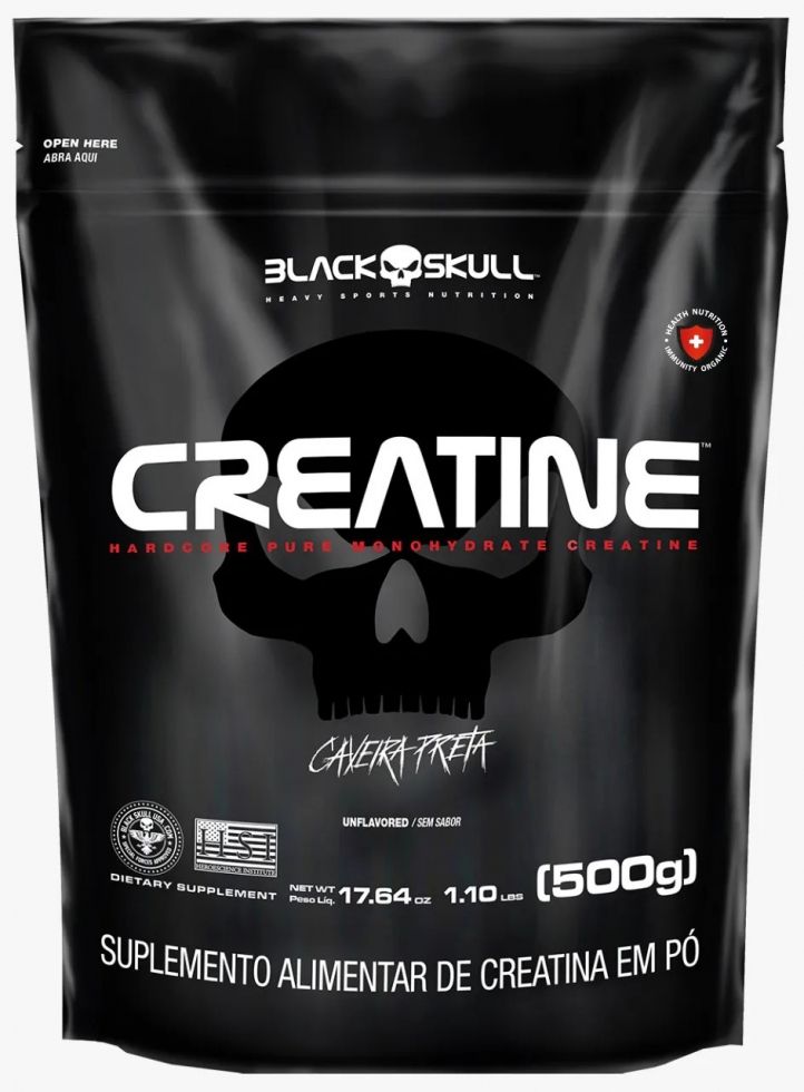 Creatine Caveira Preta Refil (500g)