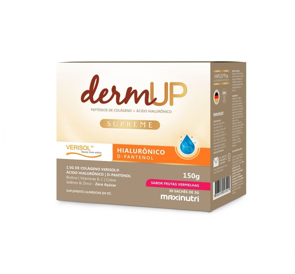 DermUP Supreme Verisol + Ácido Hialurônico (30 Sachês 5g)