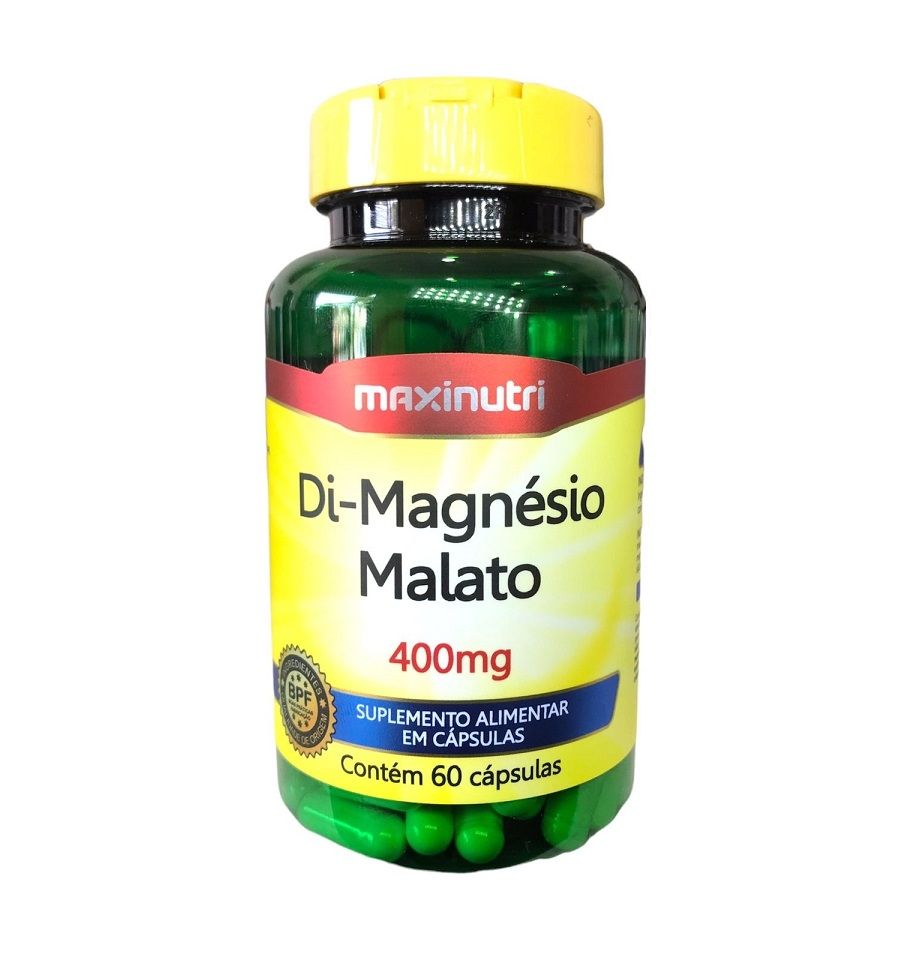 Di-Magnésio Malato 400mg (60 caps)
