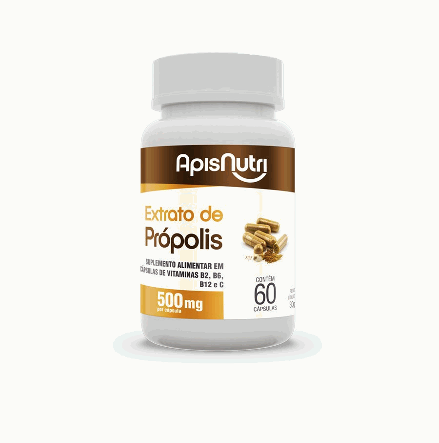 Extrato de Própolis - 500mg (60 caps)