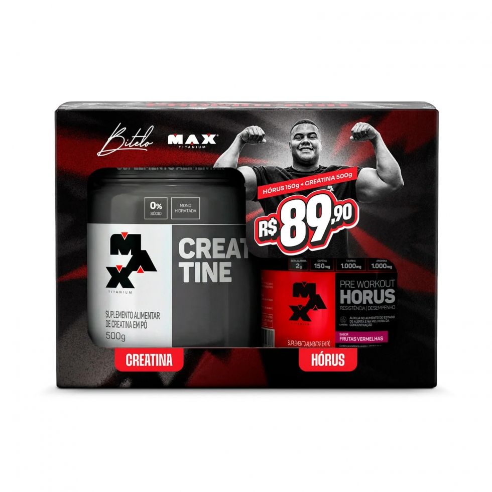 Promopack Bitelo Special Edition - Creatina 500g + Hórus 150g