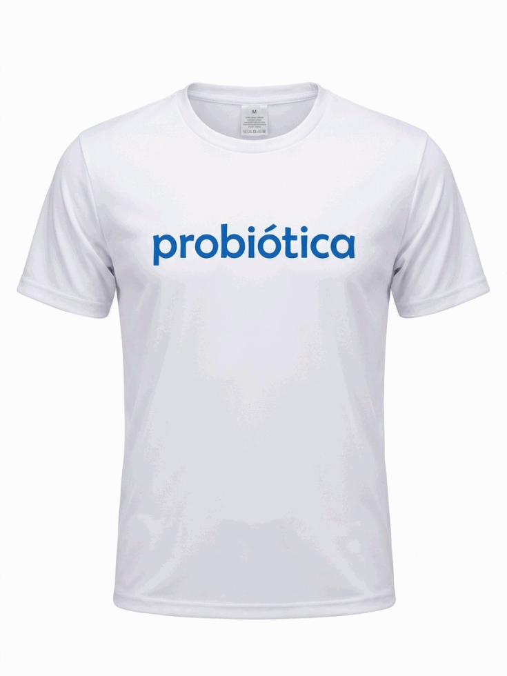 Camiseta Dry Probiótica - Branca