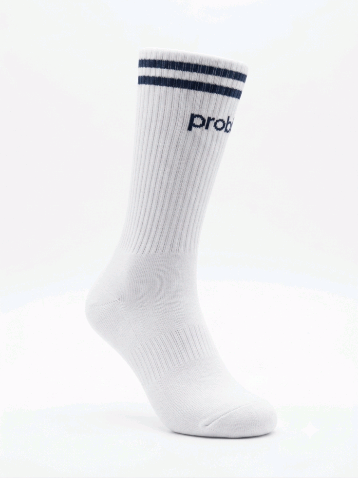Meia Probiótica - Branca