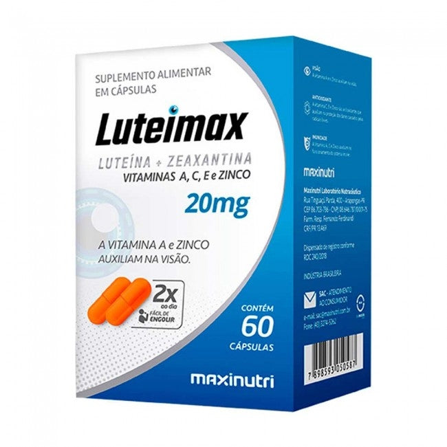 Luteimax - Luteína + Zeaxantina 20mg (60 caps)