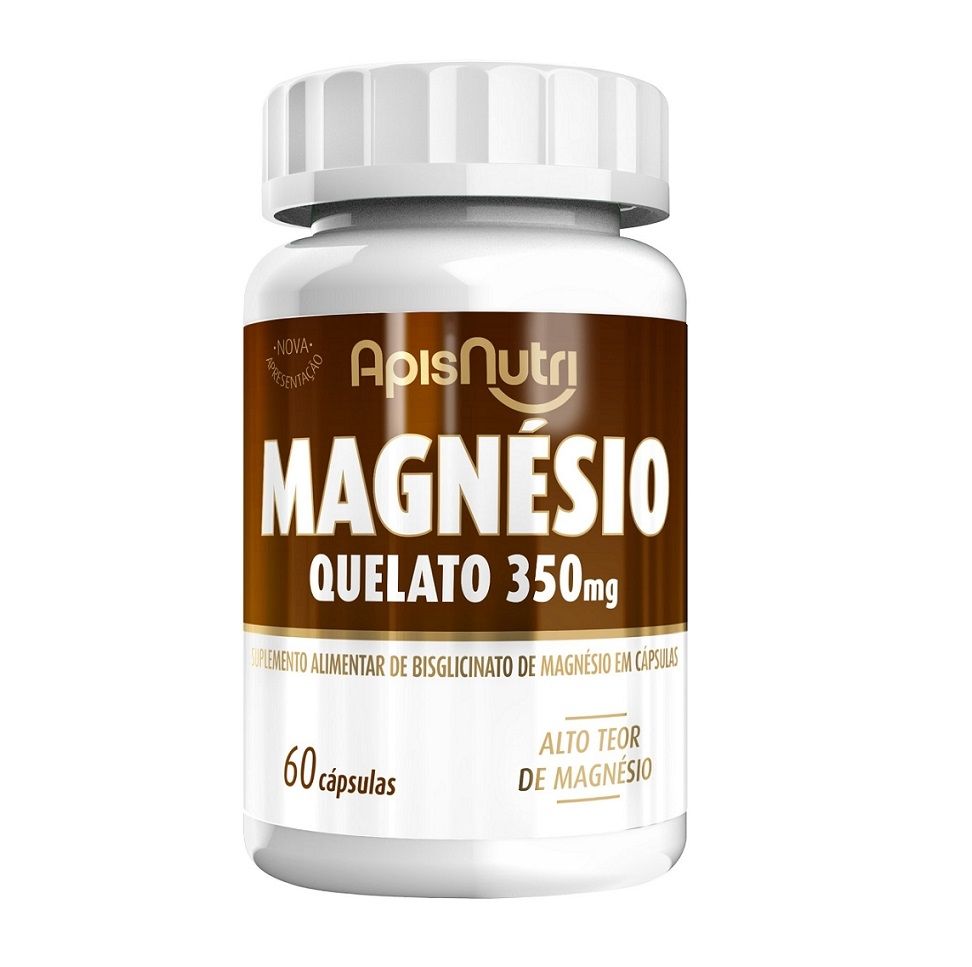 Magnésio Quelato 350mg (60 caps)