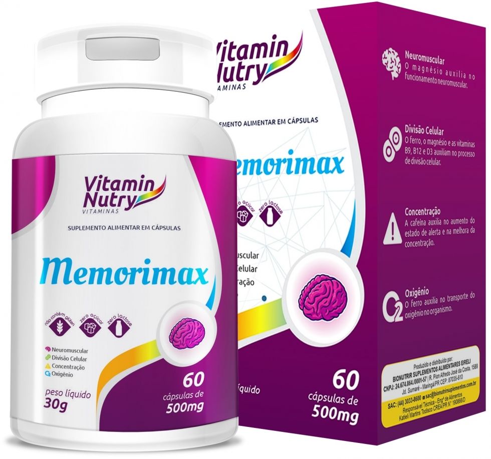 Memorimax 500mg (60 caps)