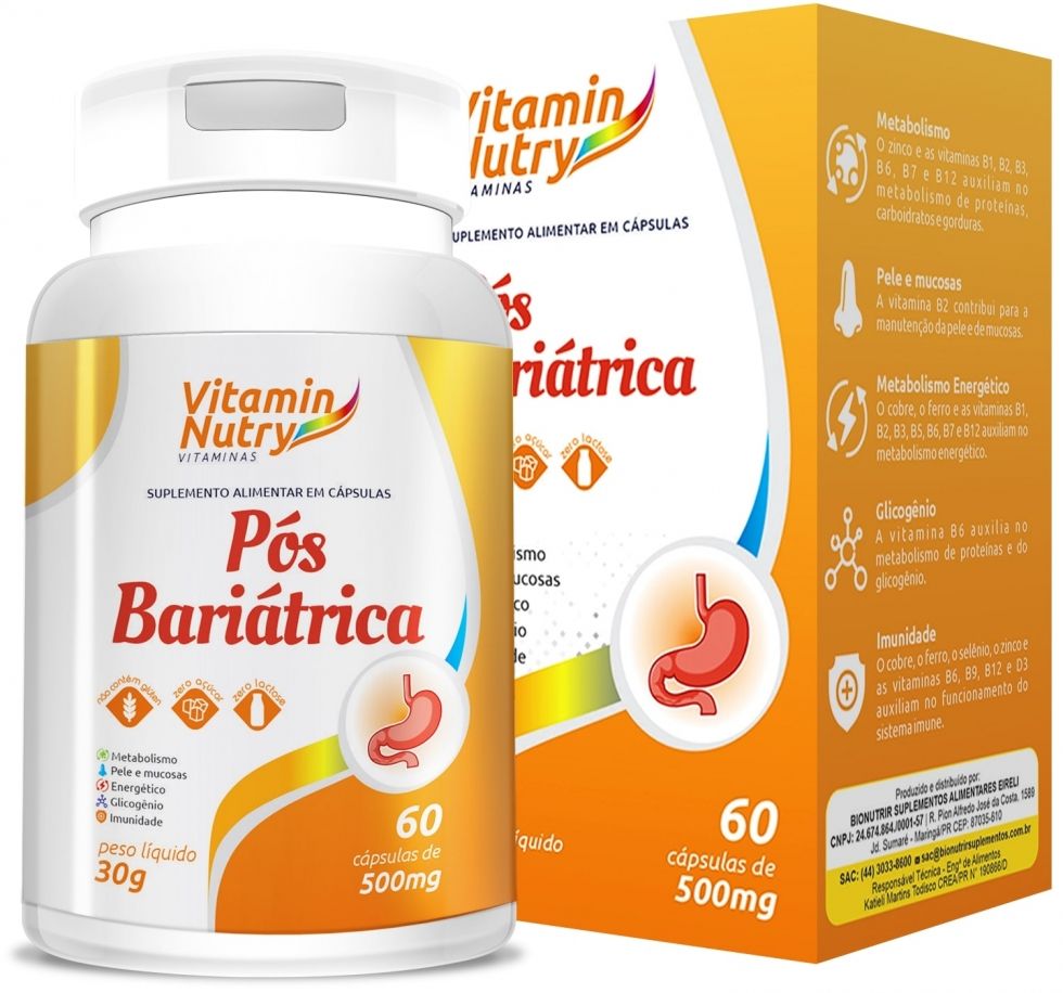 Pós Bariátrica 500mg (60 caps)