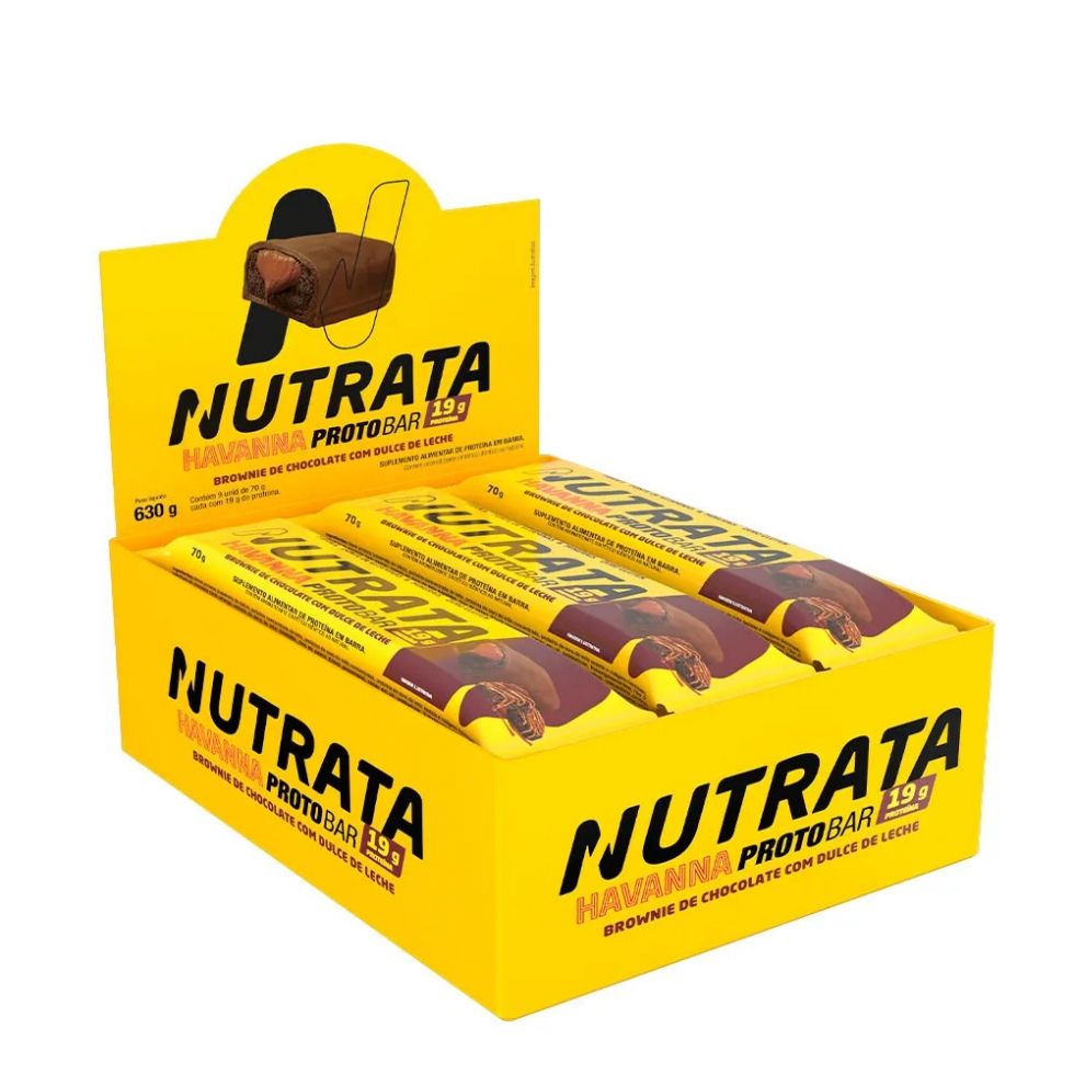 ProtoBar Havanna Display 9 Unidades (630g)