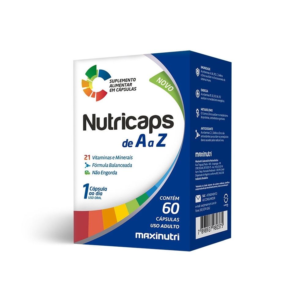Nutricaps de A a Z (60 caps)
