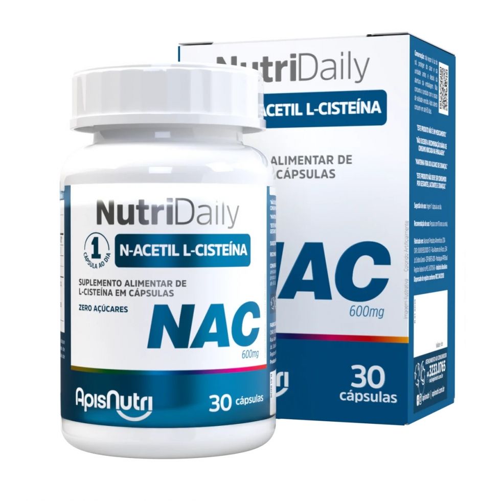 Nutridaily NAC 600mg (30 caps)