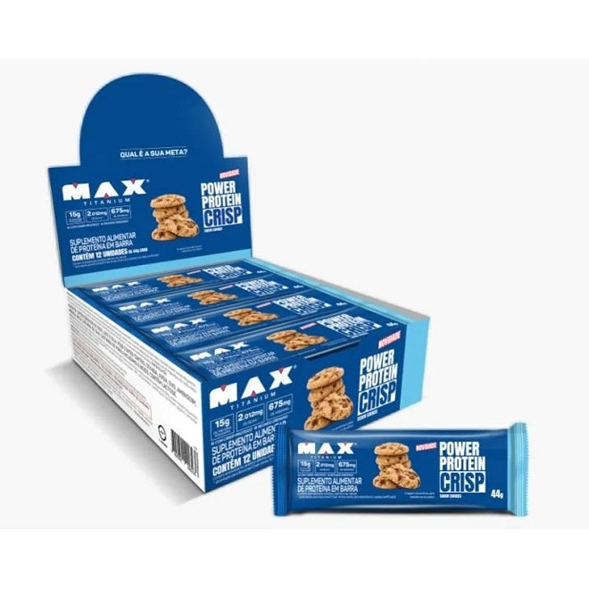 Power Protein Crisp Bar Display (12 unid. 44g)