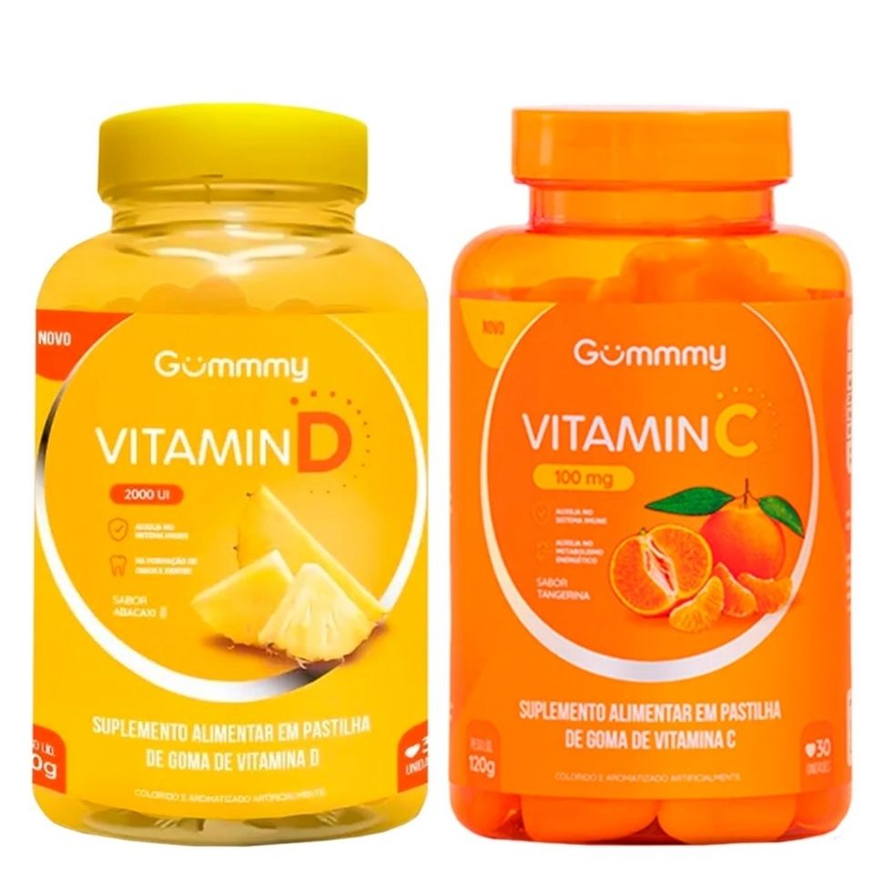 Promopacks Gummy Vitamin D (30 gomas) + Vitamin C (30 gomas)