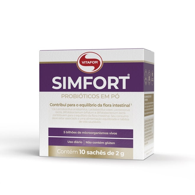 Simfort - Probiótico 10 Sachês (2g cada)