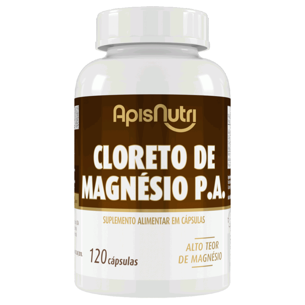 Cloreto de Magnésio - 600mg (120 caps)