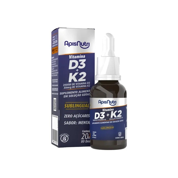 Vitamina D3 + K2 Gotas (20ml)