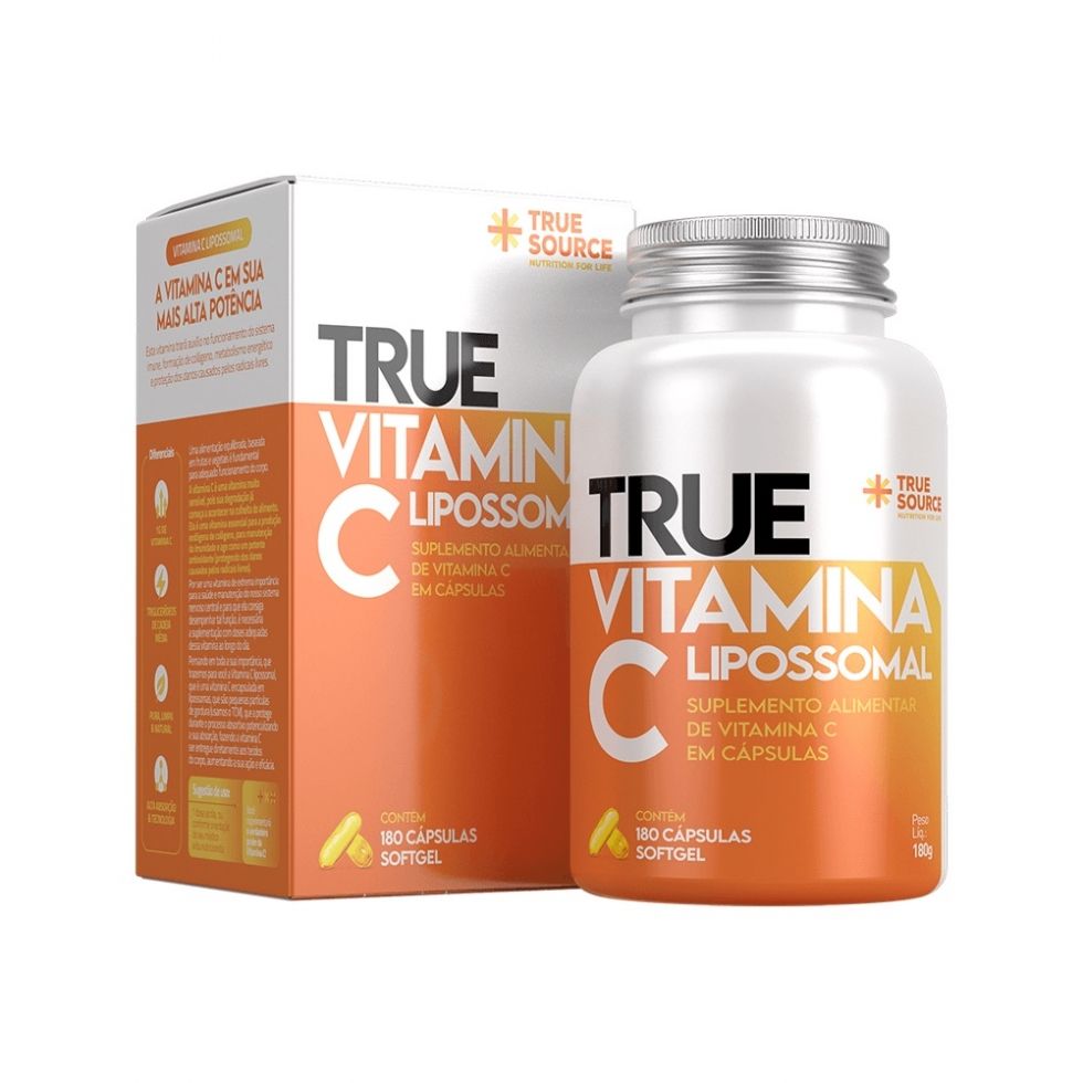 True Vitamina C Lipossomal (180 caps)