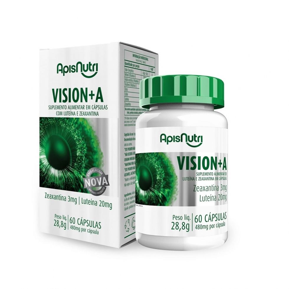 Vision + A Luteína 20mg - Zeaxantina 3mg (60 caps)