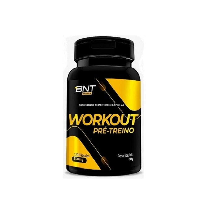 Workout Pré-Treino c/ Mix Energético 500mg (120caps)